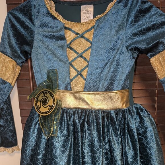 Disney Store Castle Collection Brave Princess Merida Costume Dress Girls 5/6 - Picture 8 of 8